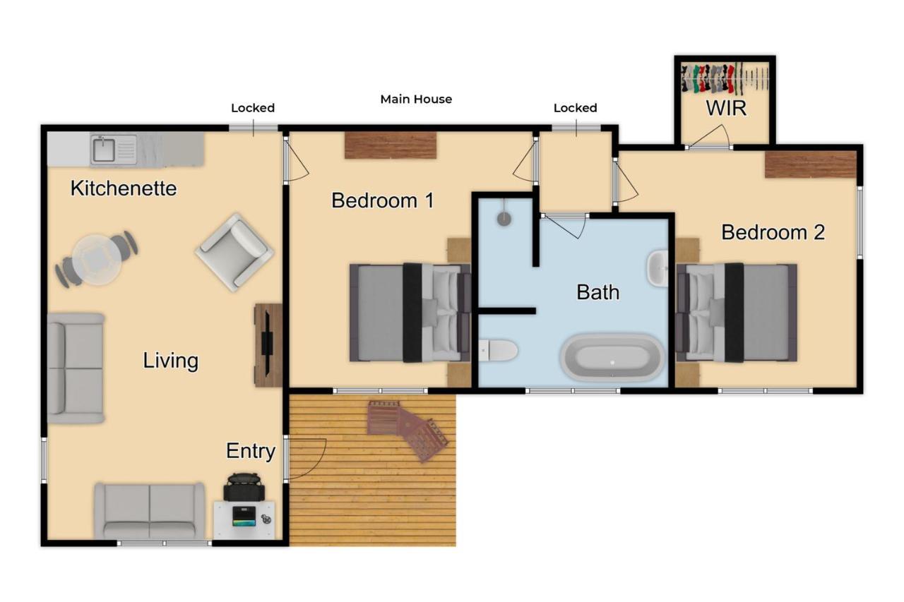 Sweet Magnolia 1 Or 2 Bedroom Suite St Kilda Cambridge With Complimentary Continental Breakfast Exteriér fotografie